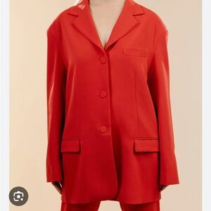 Bardot Bold Red Women's Blazer